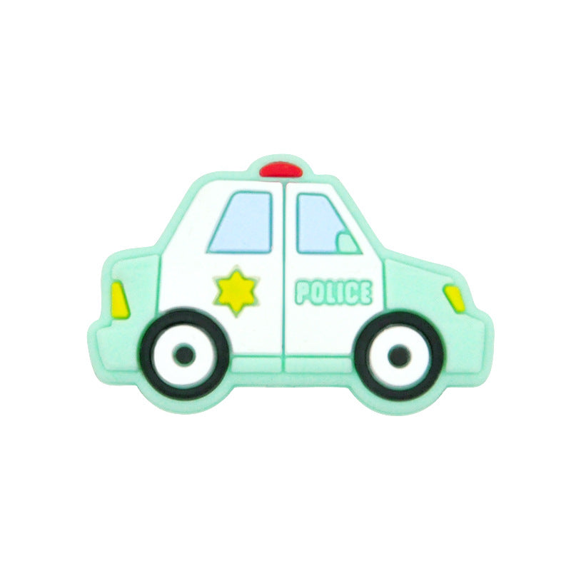 Cuentas de silicona de forma al por mayor 100pcs de la policía de la policía